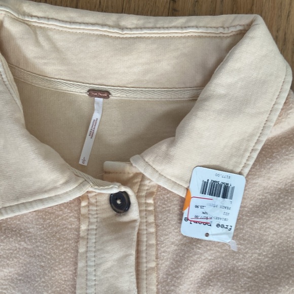 NEW Free People Ruby Jacket in Peach - Picture 5 of 6
